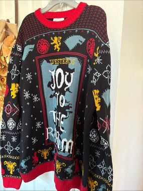 Game of Thrones ugly Christmas sweater mens womens